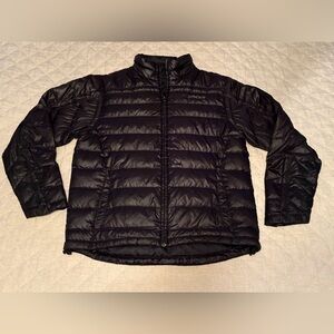 Spyder Black Goose Down Lightweight Puffer Jacket